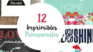12 laminas primaverales listas para imprimir