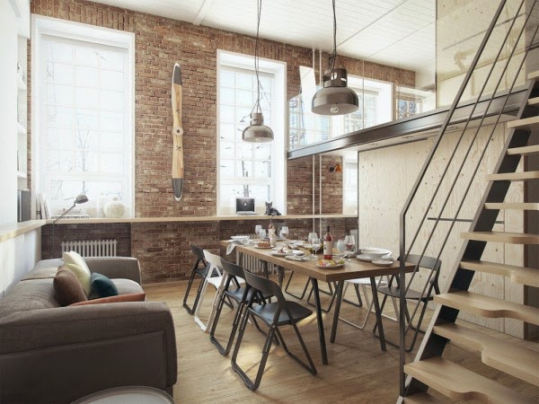 Small apartment on two levels