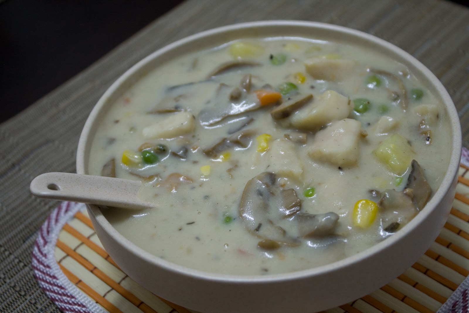Creamy Mushroom and Fish Dish It's all about food