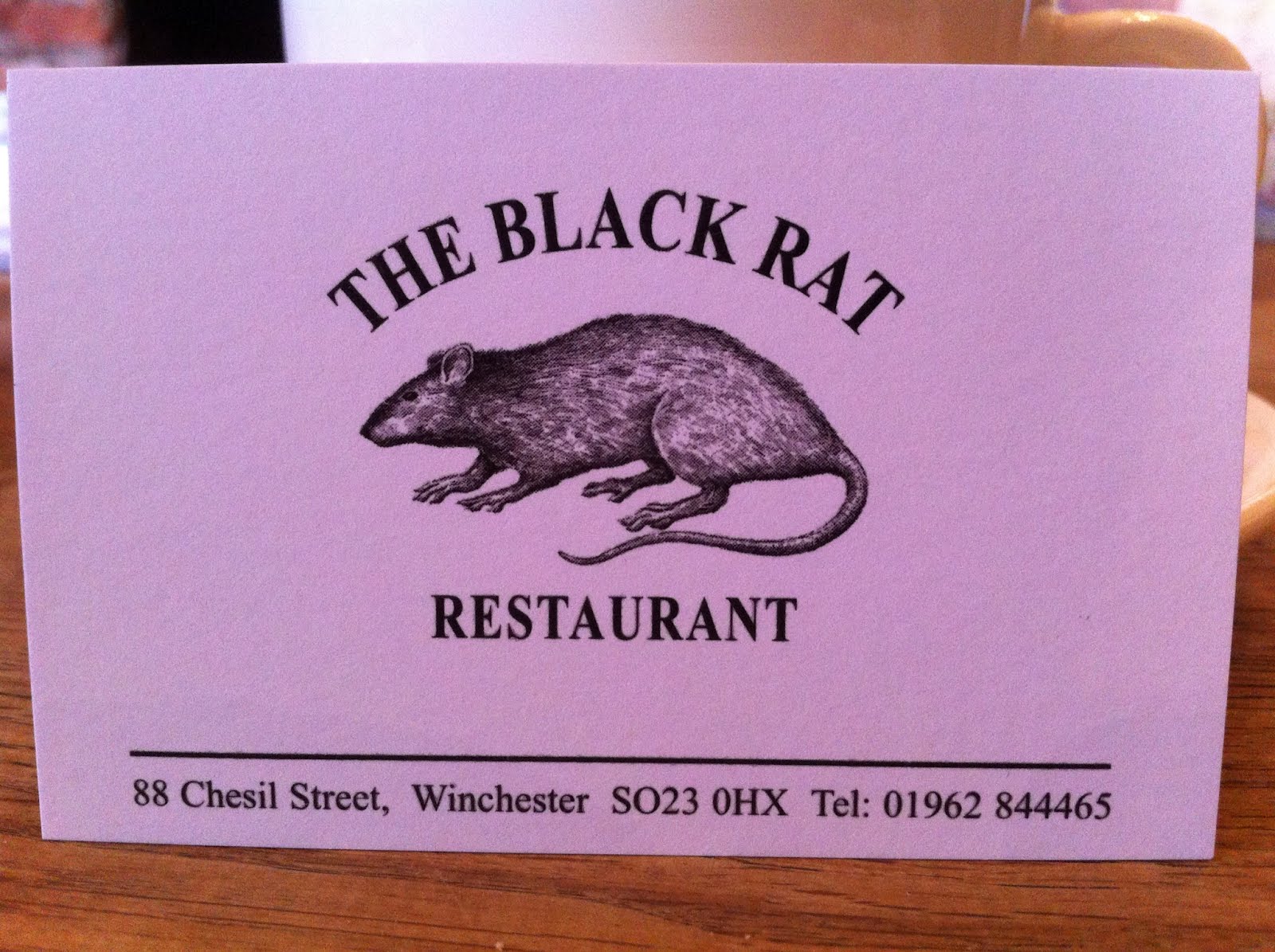 The Cabbages of Doom The Black Rat Restaurant, Winchester