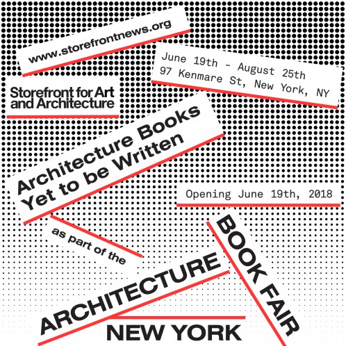 'Architecture Books' Opens at Storefront