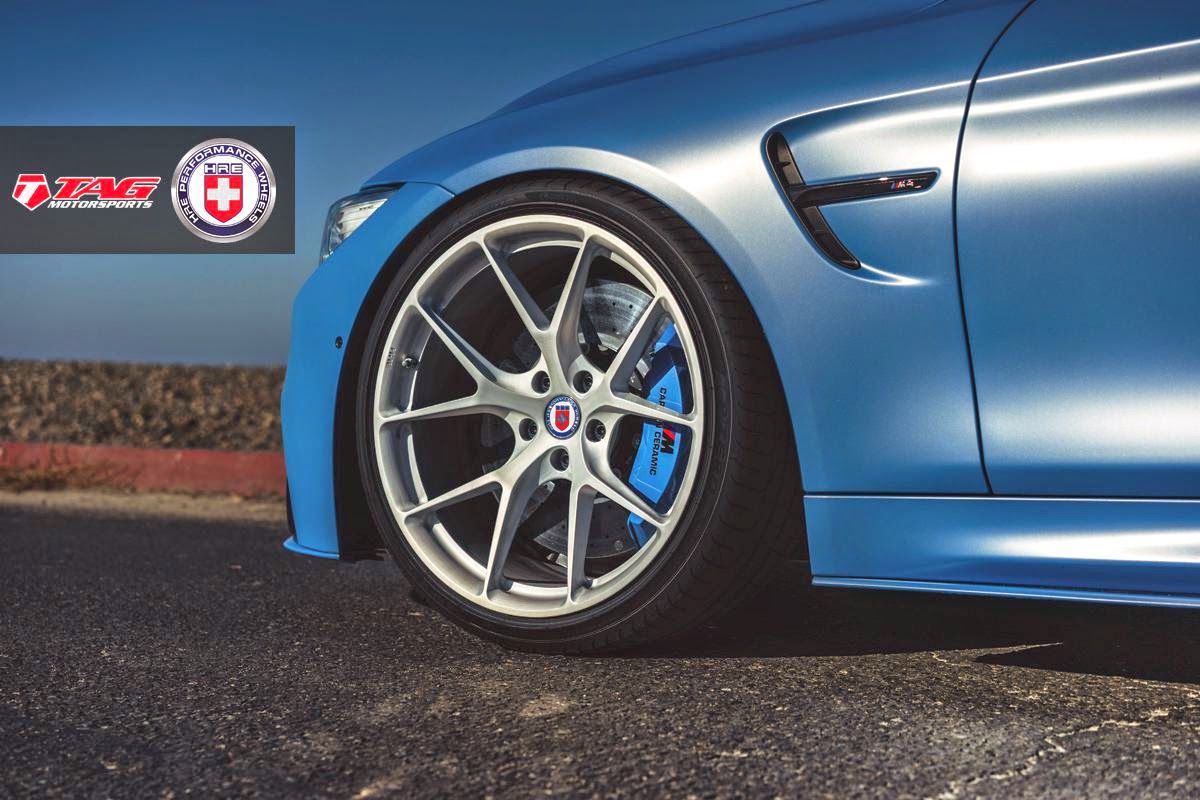 BMW hre Blue Wheels