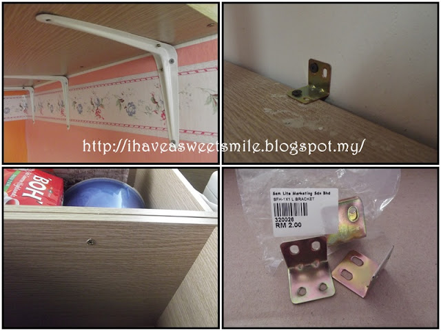  DIY  kabinet dapur tak sampai seratus hengget 