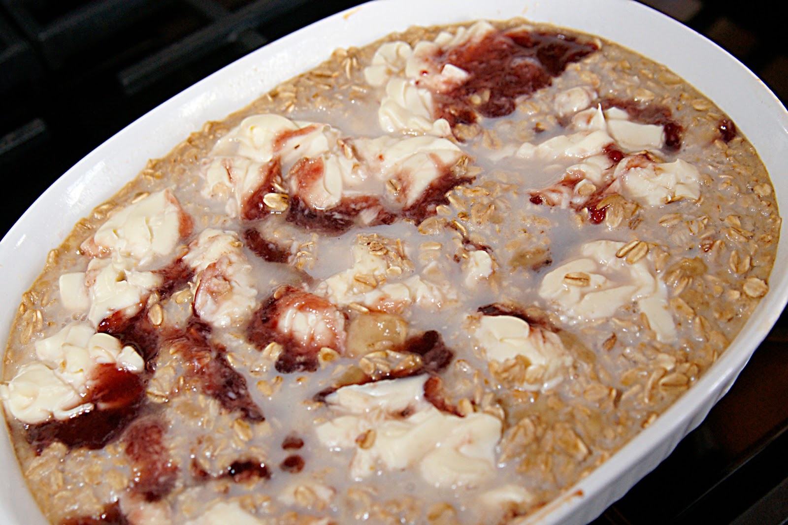 Savory Sweet and Satisfying Raspberry Cheesecake Oatmeal