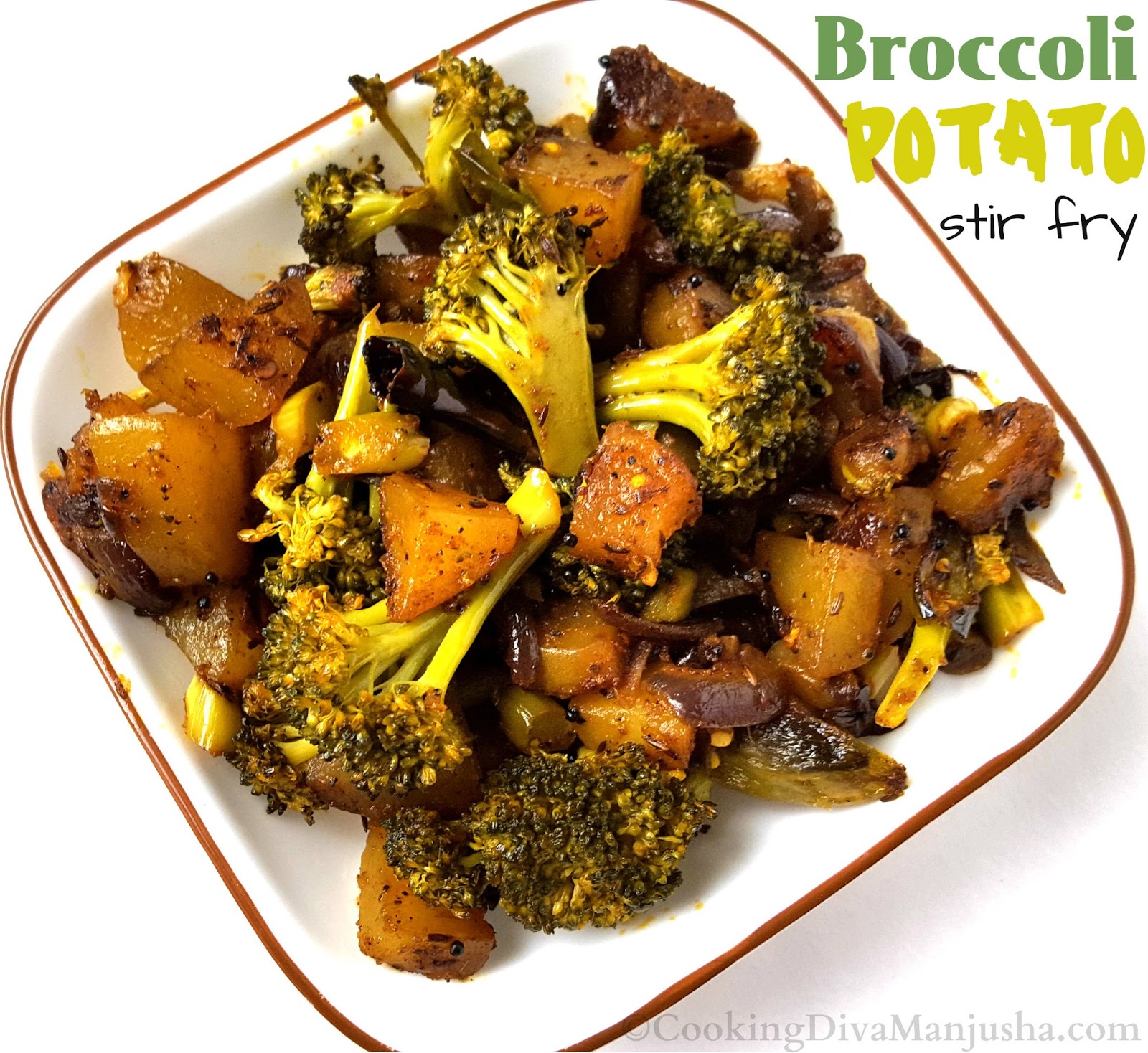Broccoli Potato stir fry recipeBroccoli recipePotato recipe