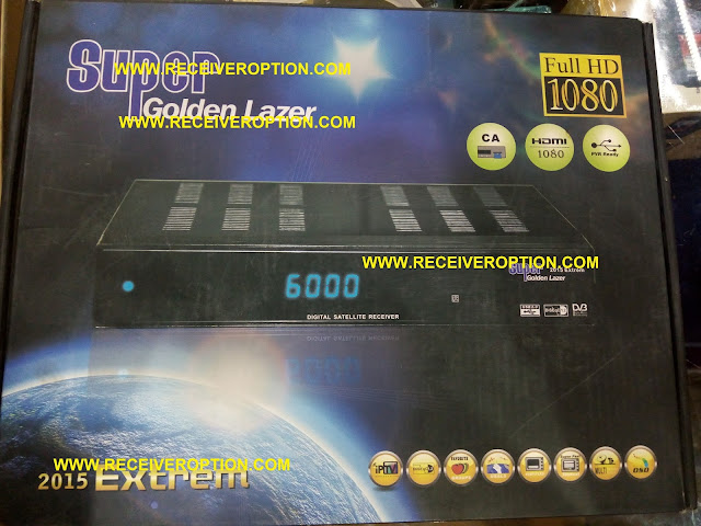 SUPER GOLDEN LAZER 2015 EXTREM HD RECEIVER POWERVU KEY OPTION