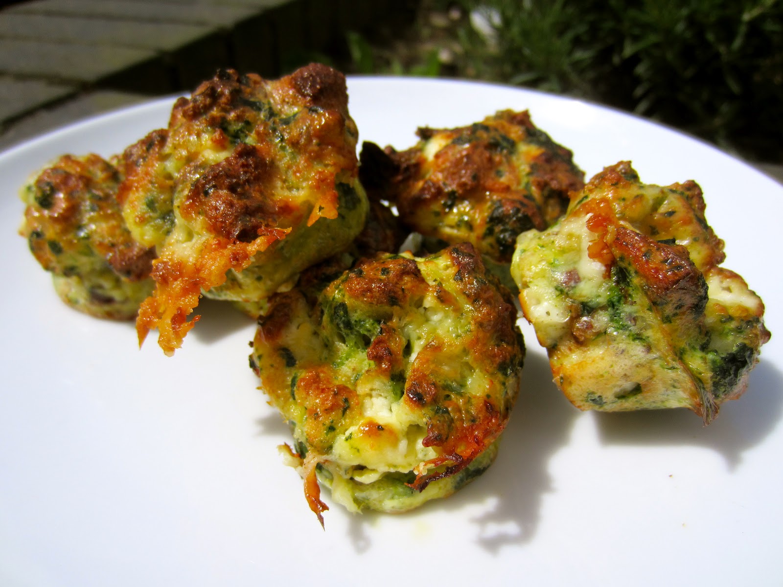 mamacook Spinach and goats cheese bites for babies and toddlers