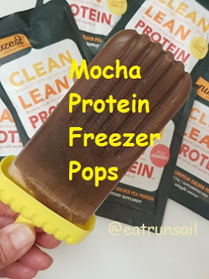 Mocha Protein Freezer Pops by @eatrunsail