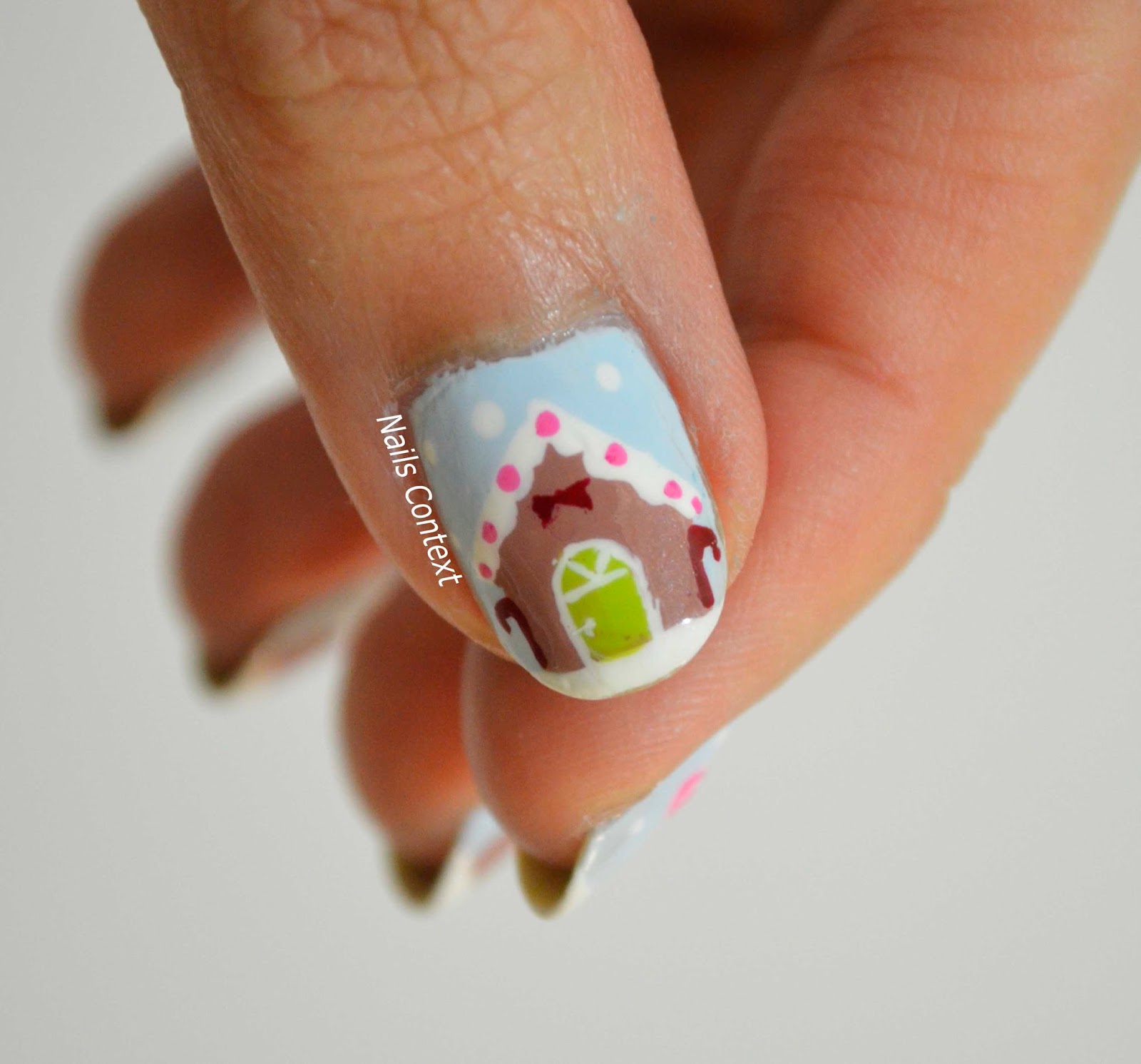 Nails Context Gingerbread House