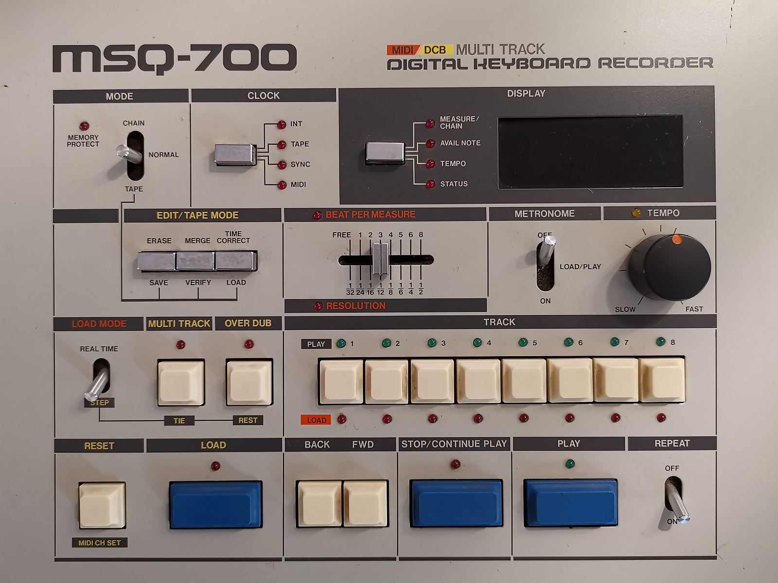 MATRIXSYNTH Roland MSQ700 Multitrack Digital Keyboard Recorder