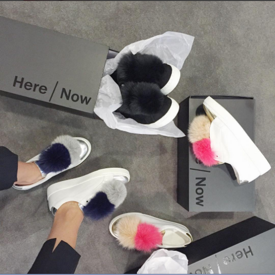 Metropolitan Musings Here/Now SlipOn Sneakers