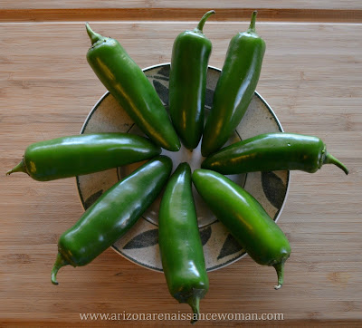 Peppers for Deconstructed Jalapeño Popper Tacos