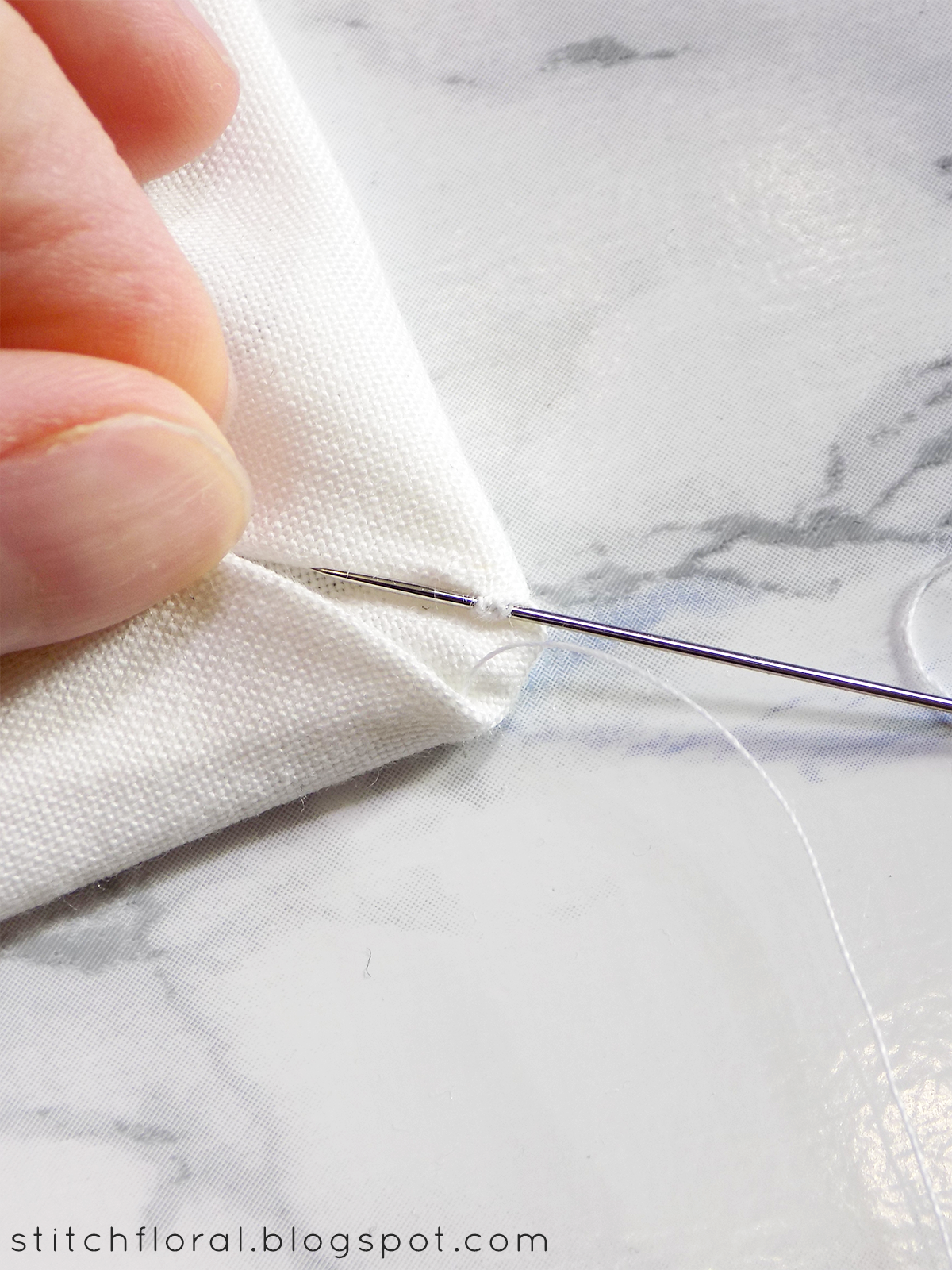 How to mount hand embroidery on a cardboard canvas tutorial Stitch