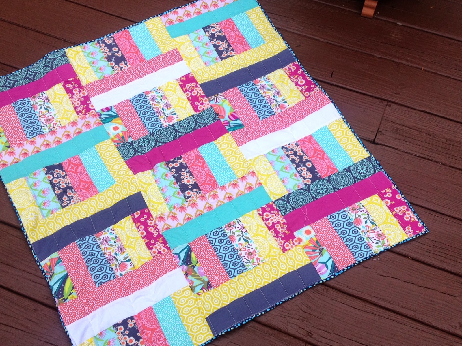 three in the nest Jelly Roll Jam 2 Quilt