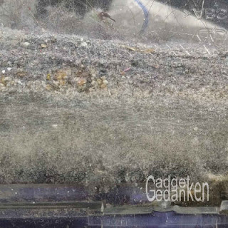 Detailaufnahme: progressiver Filteraufbau mit Verschmutzung Detailaufnahme: progressiver Filteraufbau mit Verschmutzung