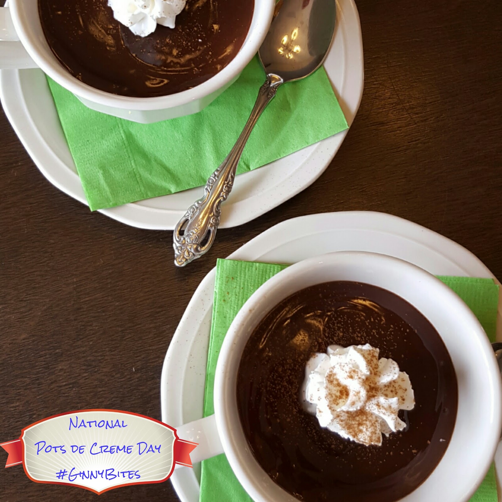 Ginny Bites National Pots de Creme Day