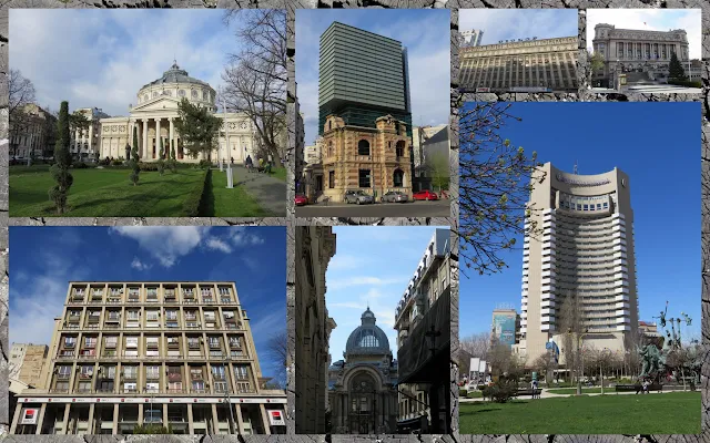 Eclectic architecture of Bucharest, Romania