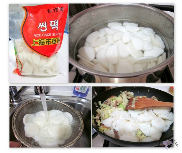 Stirfry Shanghai Rice Cake