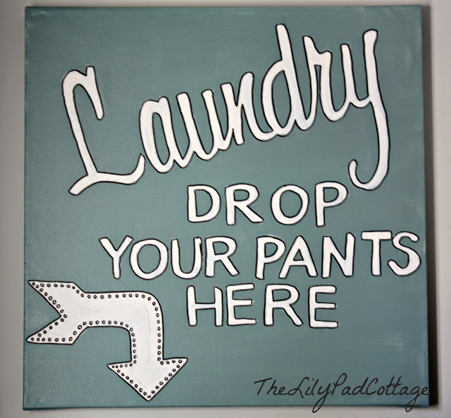 laundry room sign