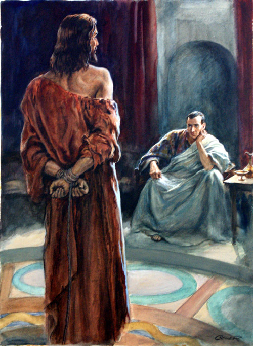 clipart jesus before pilate - photo #31