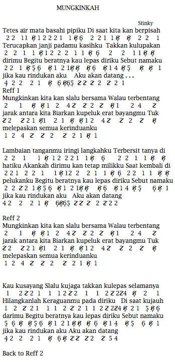 Lirik Lagu Mungkinkah Kita Kan Selalu Bersama Lirik Lagu Mungkinkah Kita Kan Selalu Bersama