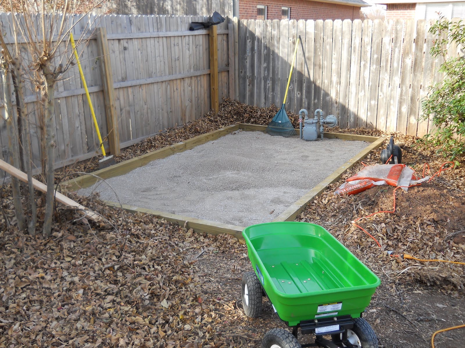 Oklahoma Projects Around The House: DIY Brick Patio