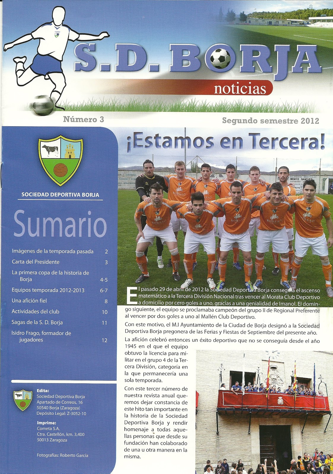 Centro de Estudios Borjanos: Tercer número del Boletín Informativo de