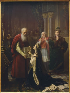 przysięga królowej Jadwigi - obraz