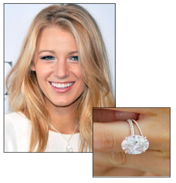 Blake Lively's Wedding Ring - 7 Carat Diamond