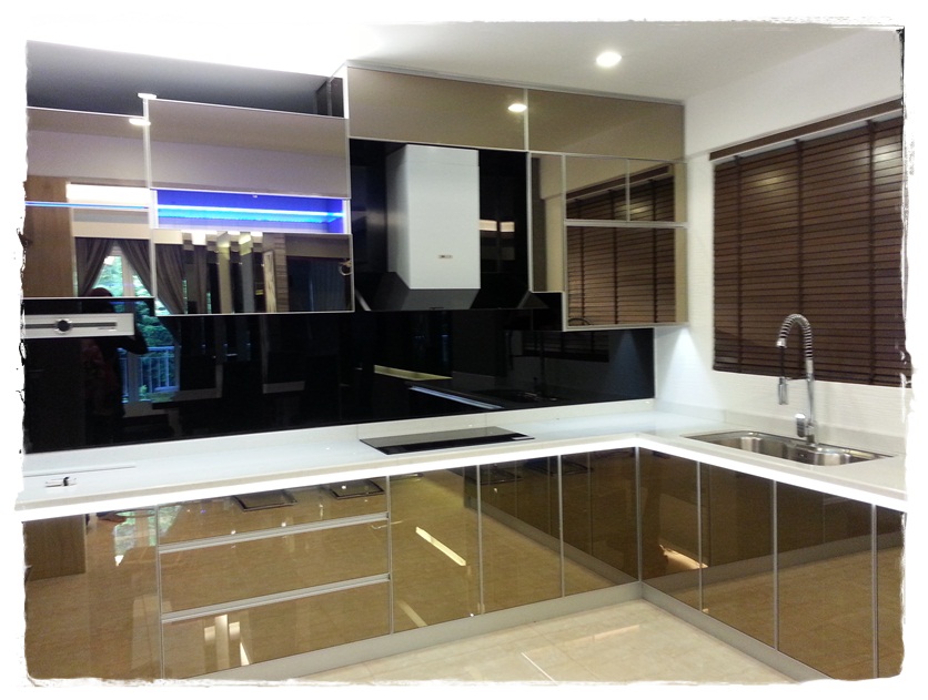 Gambarrumahdot Kabinet Dapur L Shape Shape Memang Sesuai Dengan Ruang Dapur Saya Additional Mini Bar