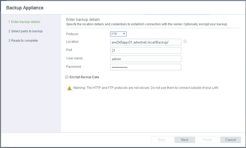 VMware VCSA 6.5 vCenter Backup and Restore process | TechCrumble