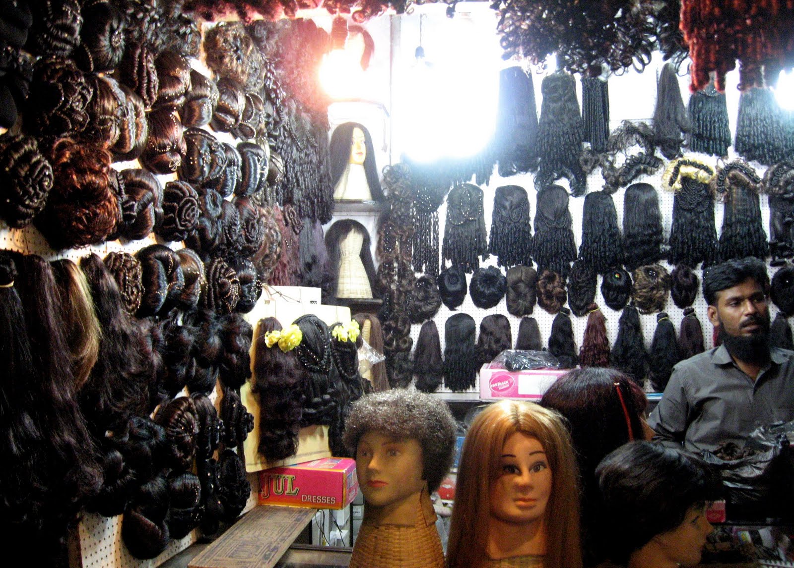 A photo, A thought............ Wig shop