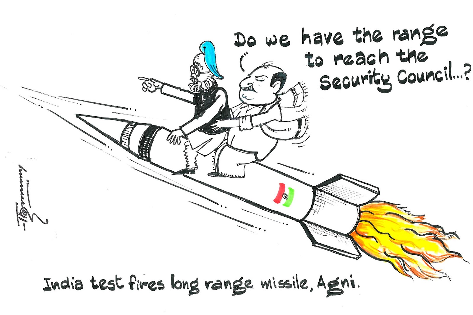 Yavanika: India test fire long range missile, Agni