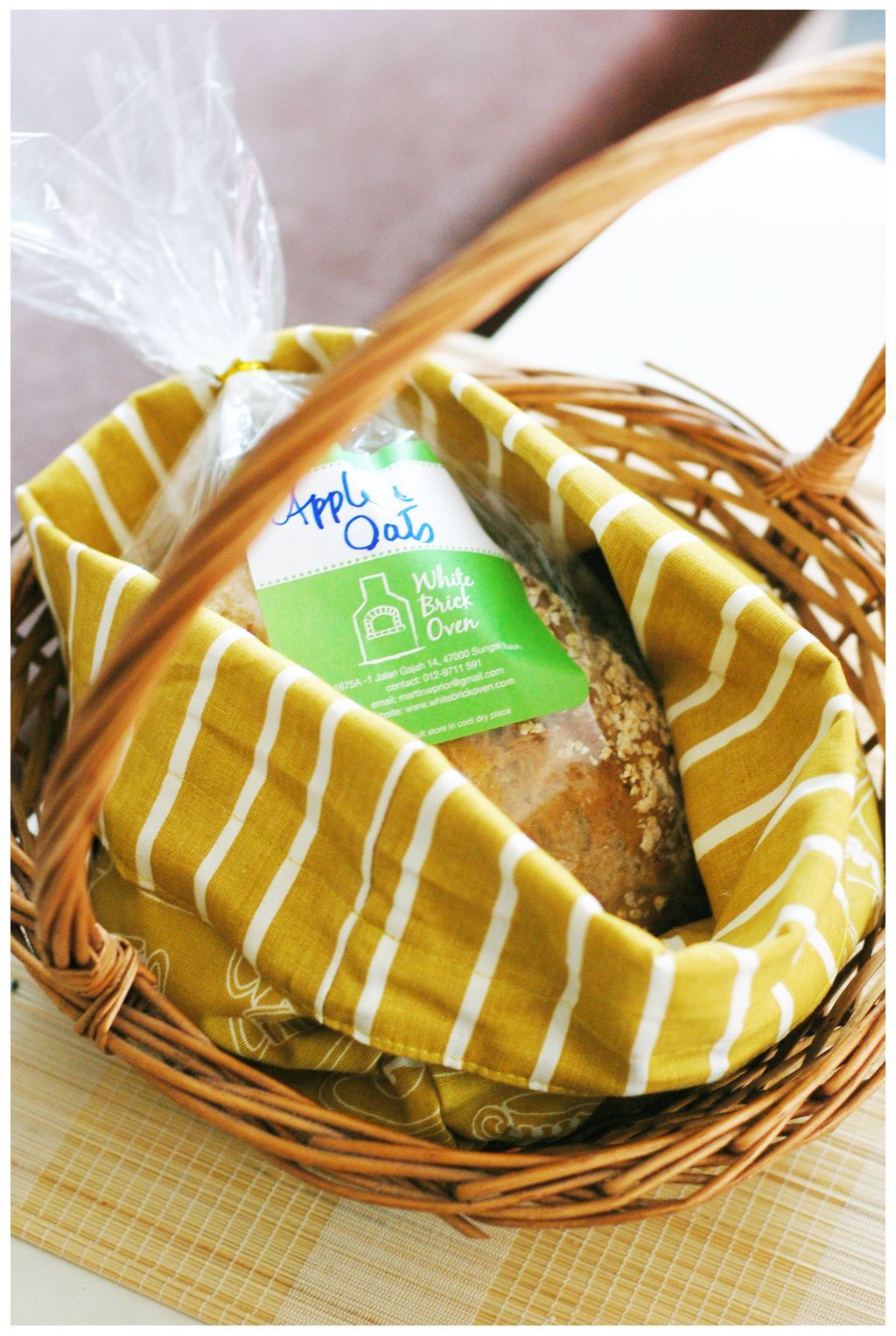 A gift from dear friend Ikea bread storage bag