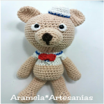 http://aramelaartesanias.blogspot.com.es/2017/07/patron-amigurumi-osito-marinero.html