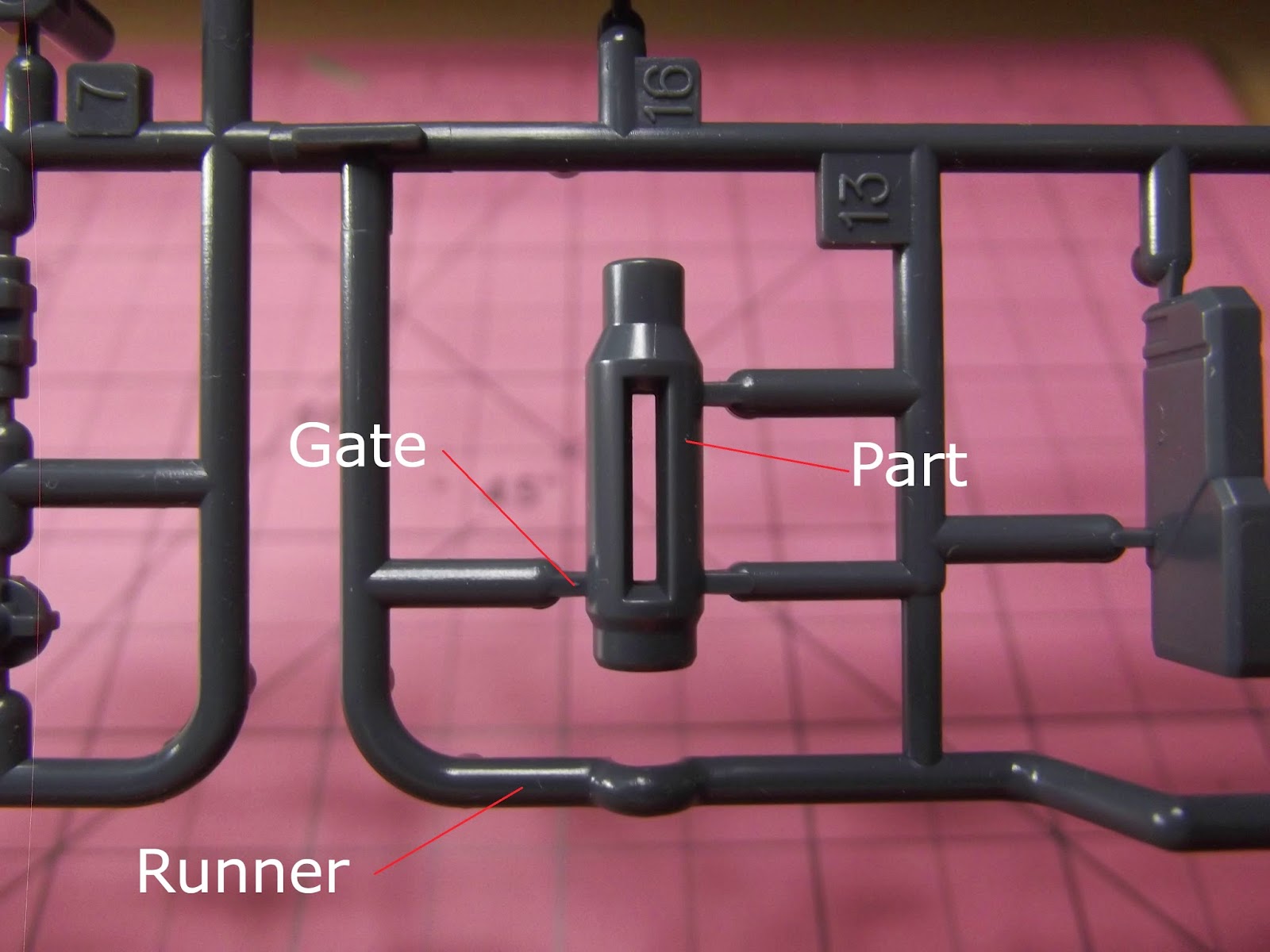 How to Remove Nubs on Gunpla Parts