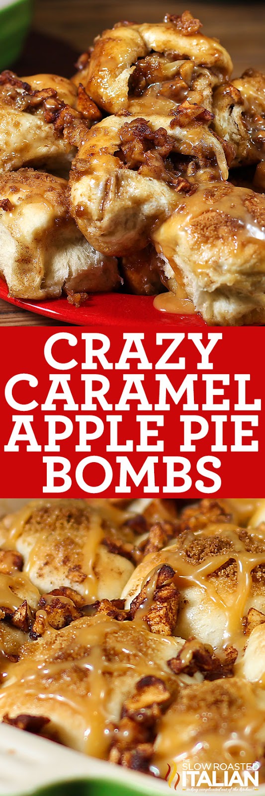 Crazy Caramel Apple Pie Bombs (With Video)