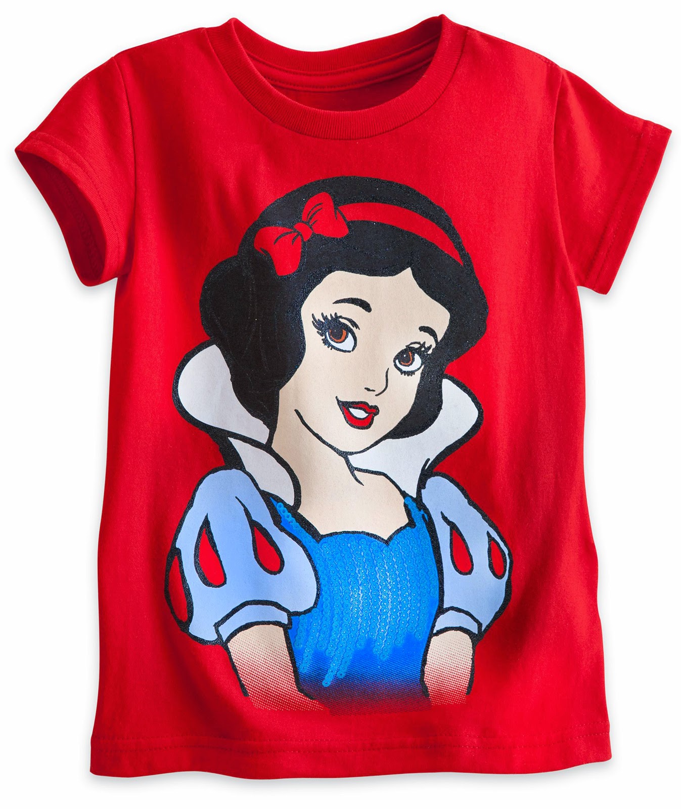 Snow White Red Knit Girl's Tee & Shorts Set