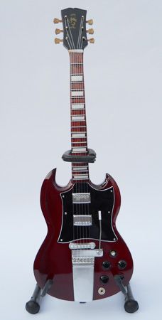 Miniature Guitar Angus Young AC/DC - Miniature Guitar Shop