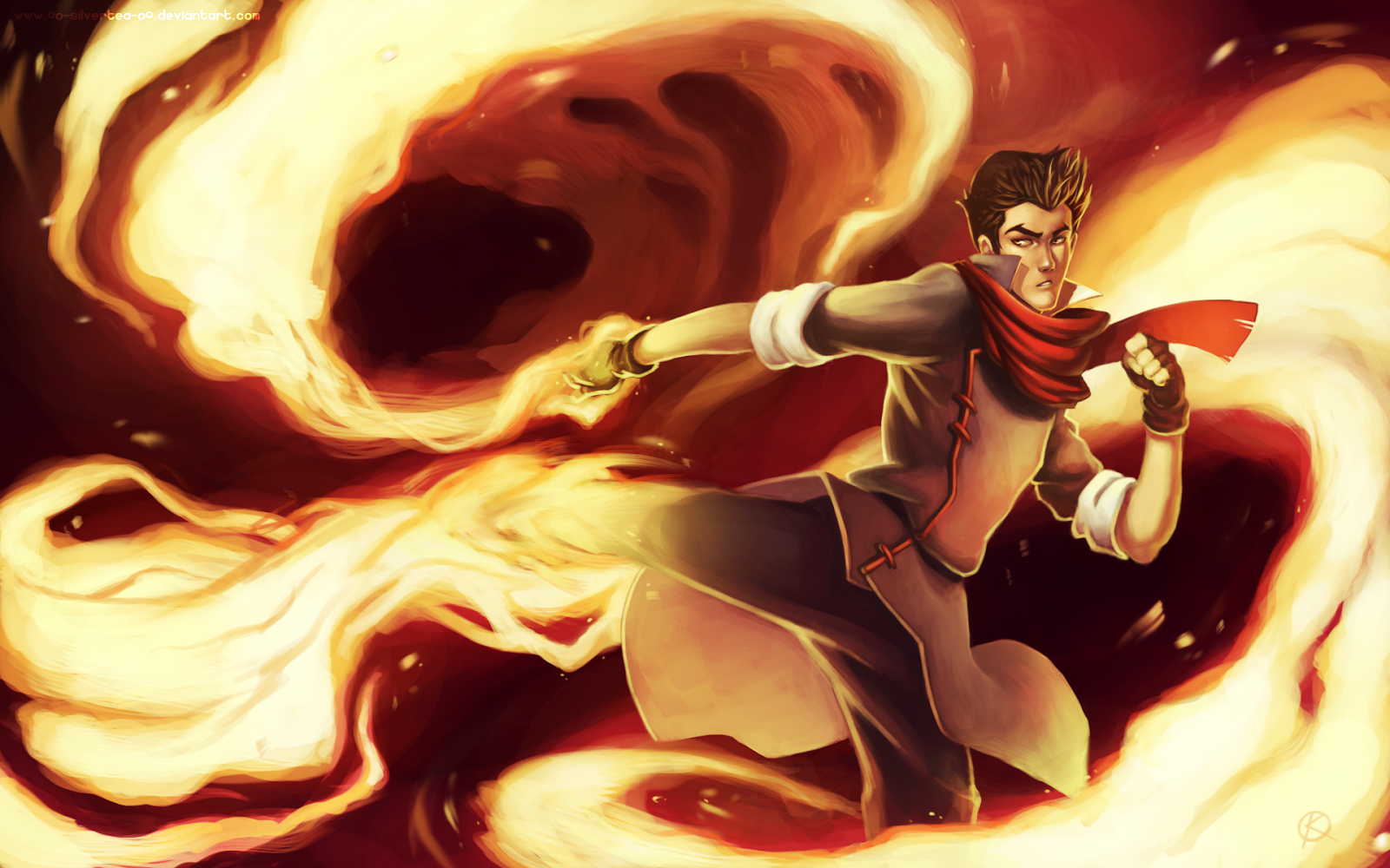 The legend of korra fan art.