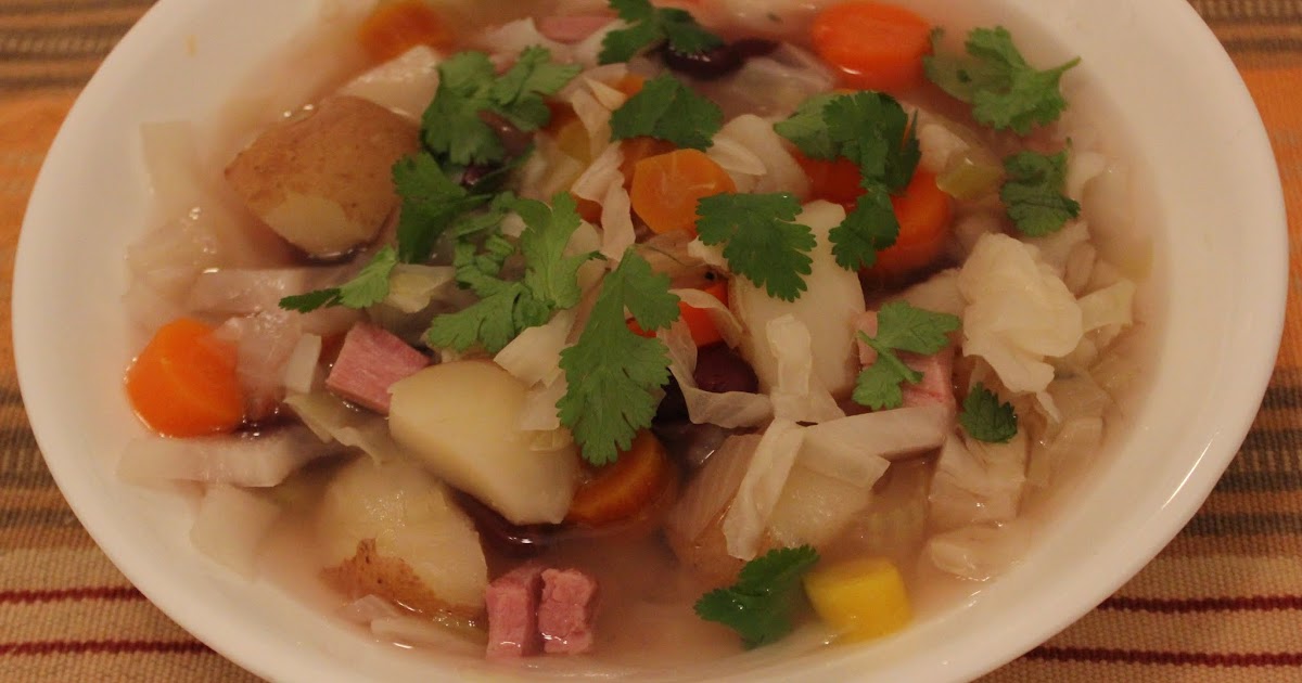 Gluten Free & Paleo Travels: Ham, Cabbage and Potato Soup