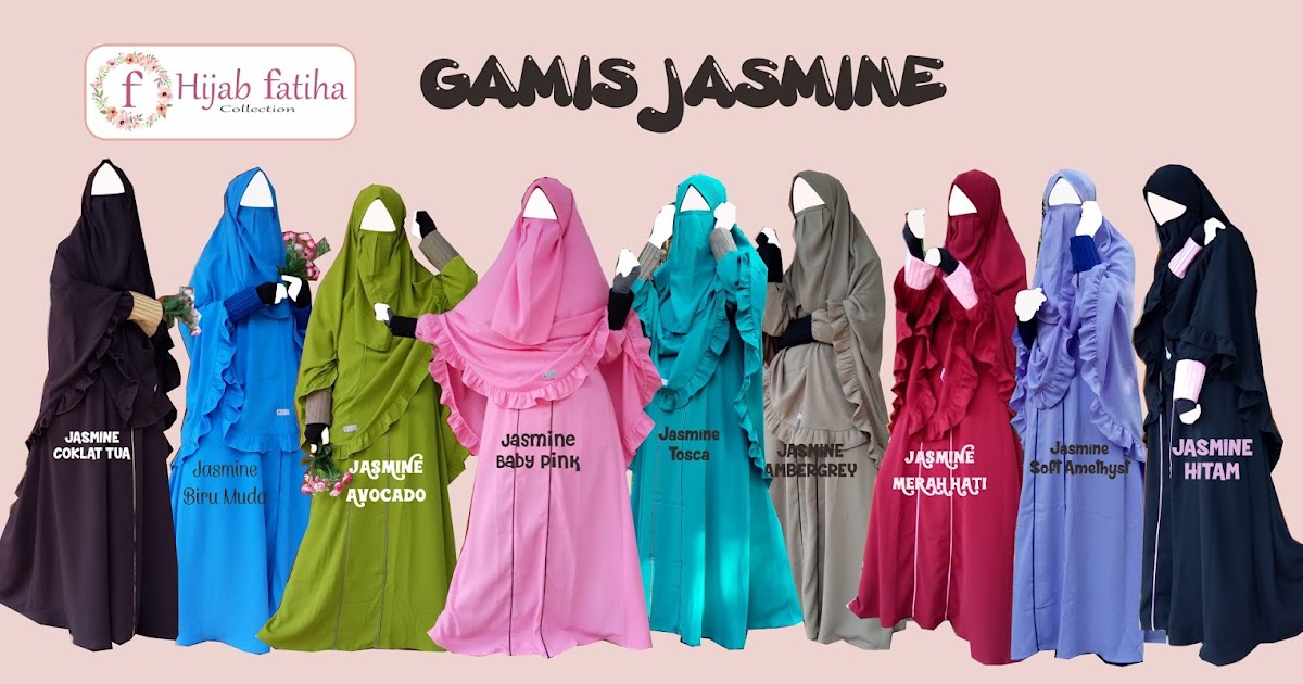  Gamis  Jasmine  Hijab Syar i Terbaru  Gamis  Syar i Terbaru  