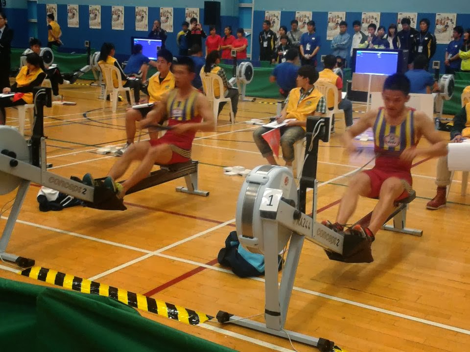Male Athletes World Rowing Chinese Taipei Rowing Team at Asian Indoor