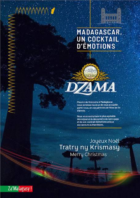 publicité rhums Dzama, Prime Air Madagascar