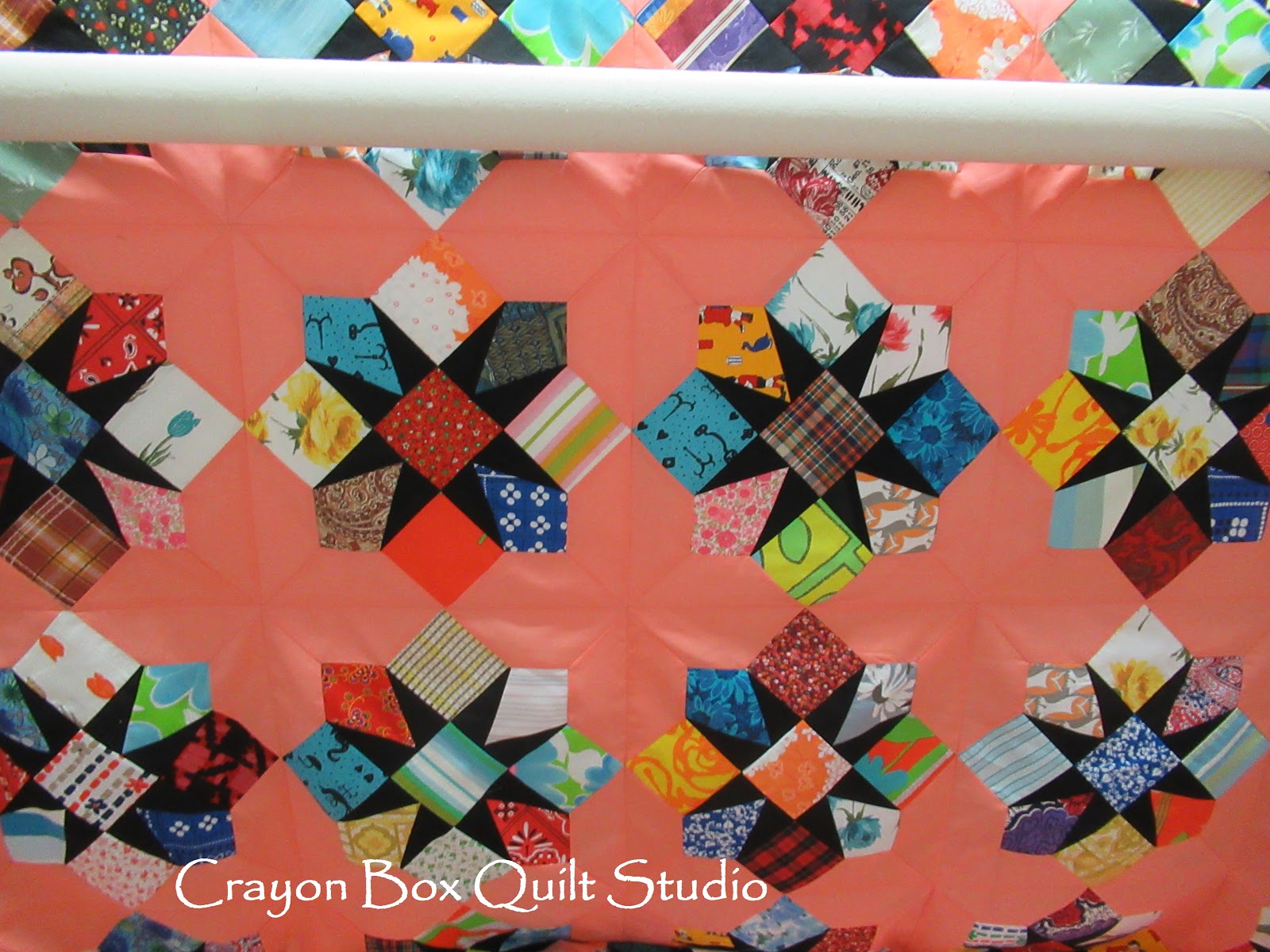 Crayon Box Quilt Studio Eiko's Peach Girl Quilt