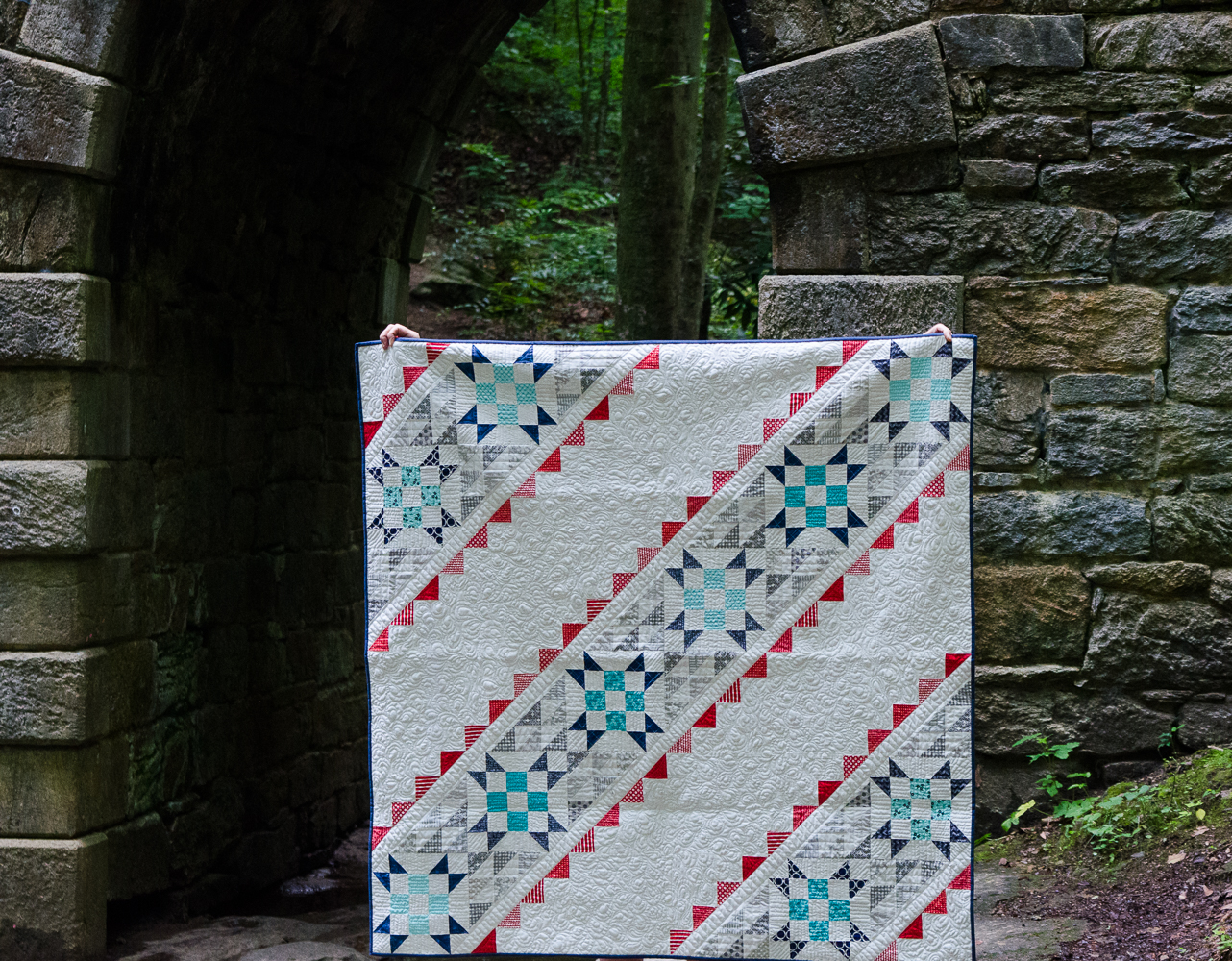 Hyacinth Quilt Designs Canvas Lines Quilt