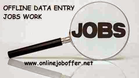 offline data entry jobs without investment from home in chennai