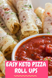 Easy Keto Pizza Roll Ups