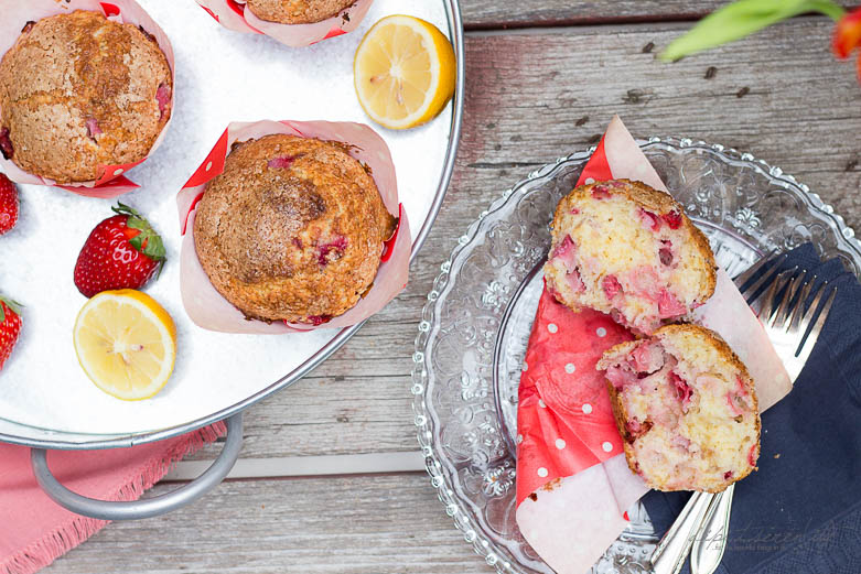 dipitserenity: Erdbeer-Zitronen Muffins