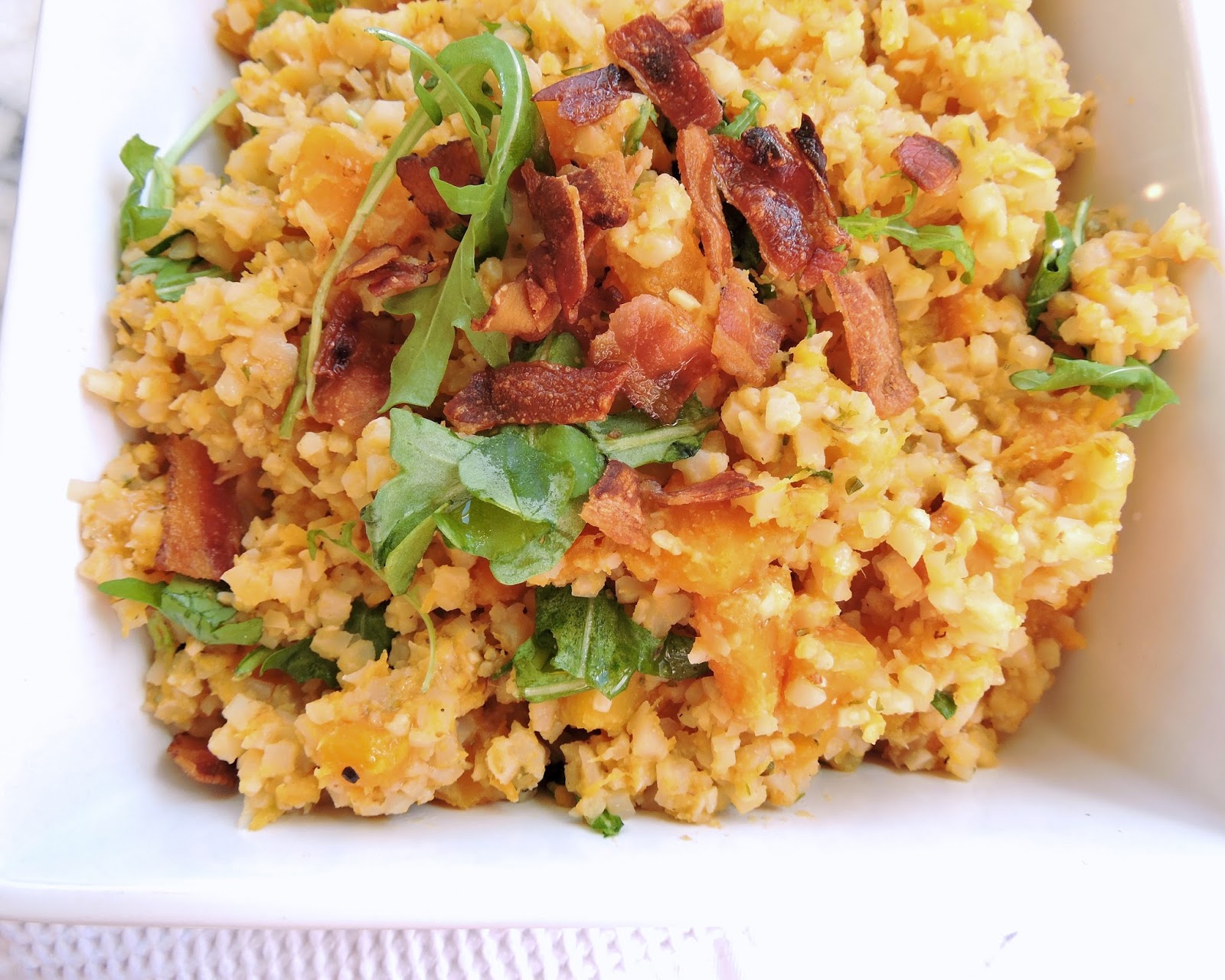 Just Jessie B Butternut Squash Cauliflower "Risotto"